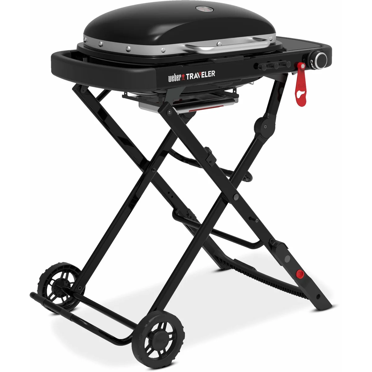 Weber Traveler Compact Gasgrill, kompakt, leicht transportierbar, ideal für unterwegs
