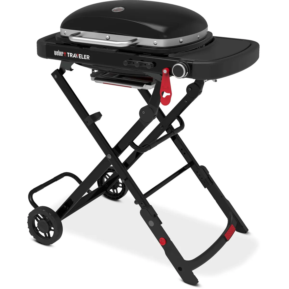 Weber Traveler Compact Gasgrill, kompakt, leicht transportierbar, ideal für unterwegs 4