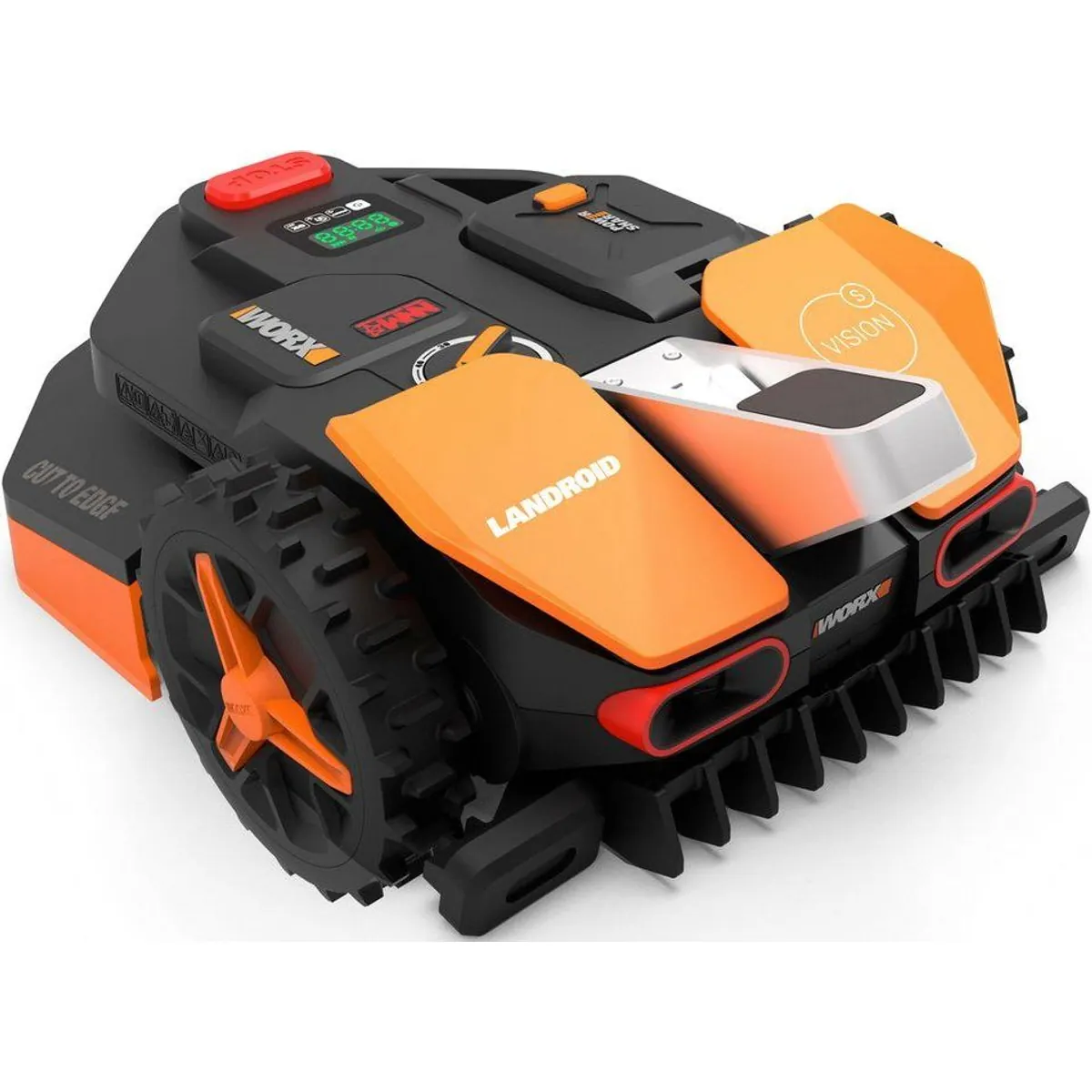 Worx Rasenmähroboter Vision AI S250, intelligente Hindernisvermeidung, ohne Begrenzungsdraht