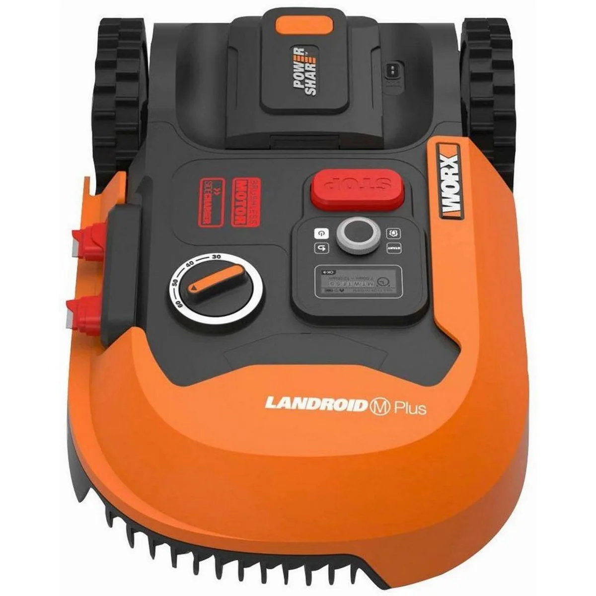 Worx Landroid M500 Plus Rasenmähroboter, bis 500 m² Rasenfläche, WiFi/Bluetooth, 20V/2Ah 3