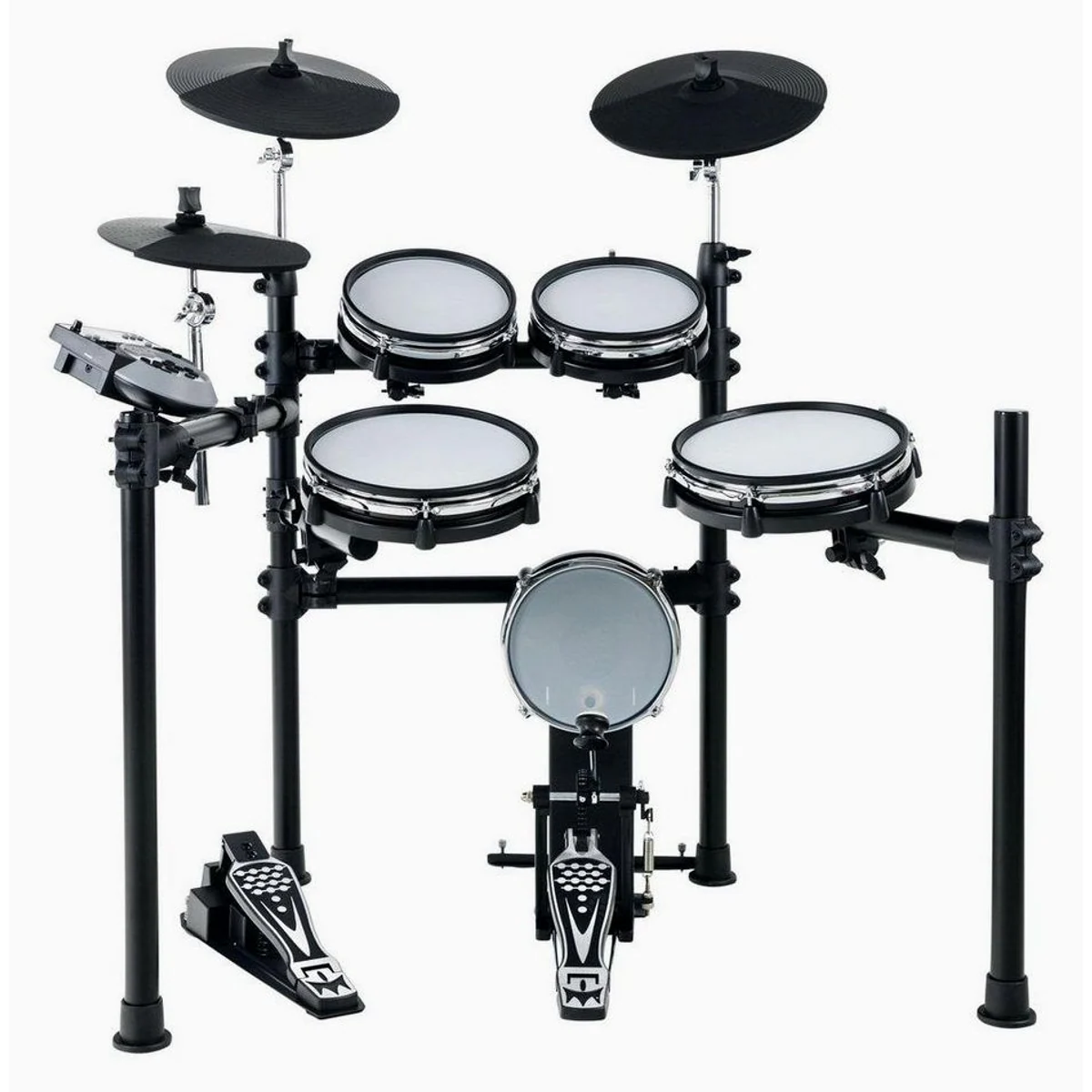 XDrum DD-530 E-Drum, vielseitig einsetzbar, anschlagsdynamische Pads, Mesh Heads