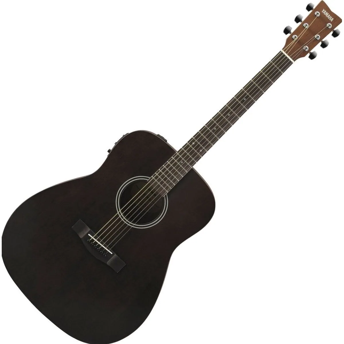 Yamaha FX400 Smoky Black, Dreadnought, elektro-akustische Gitarre mit Piezo-Tonabnehmer