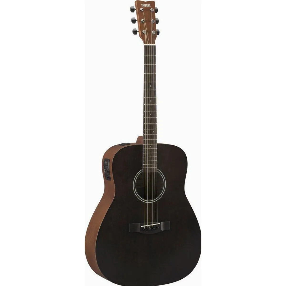 Yamaha FX400 Smoky Black, Dreadnought, elektro-akustische Gitarre mit Piezo-Tonabnehmer 2