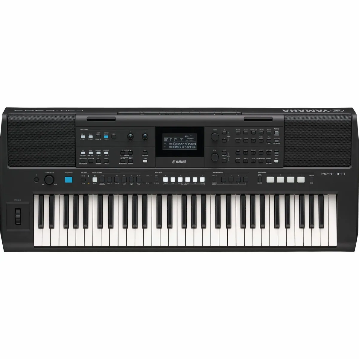 Yamaha PSR-E483 Home-Keyboard, vielseitige Features, beeindruckender Sound, integrierte Effekte