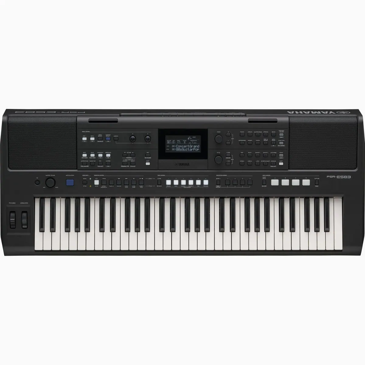 Yamaha PSR-E583 Home-Keyboard, erweiterte Klangmöglichkeiten, professionelle Konnektivität