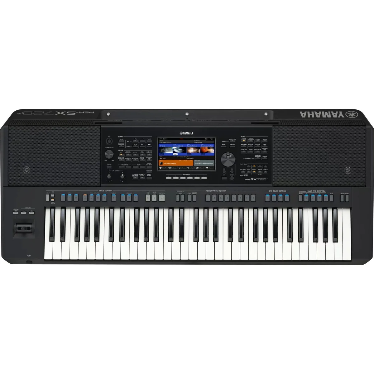 Yamaha PSR-SX720+, erstklassige Klangerzeugung, umfangreiche Begleitfunktionen, intuitives Touchscreen