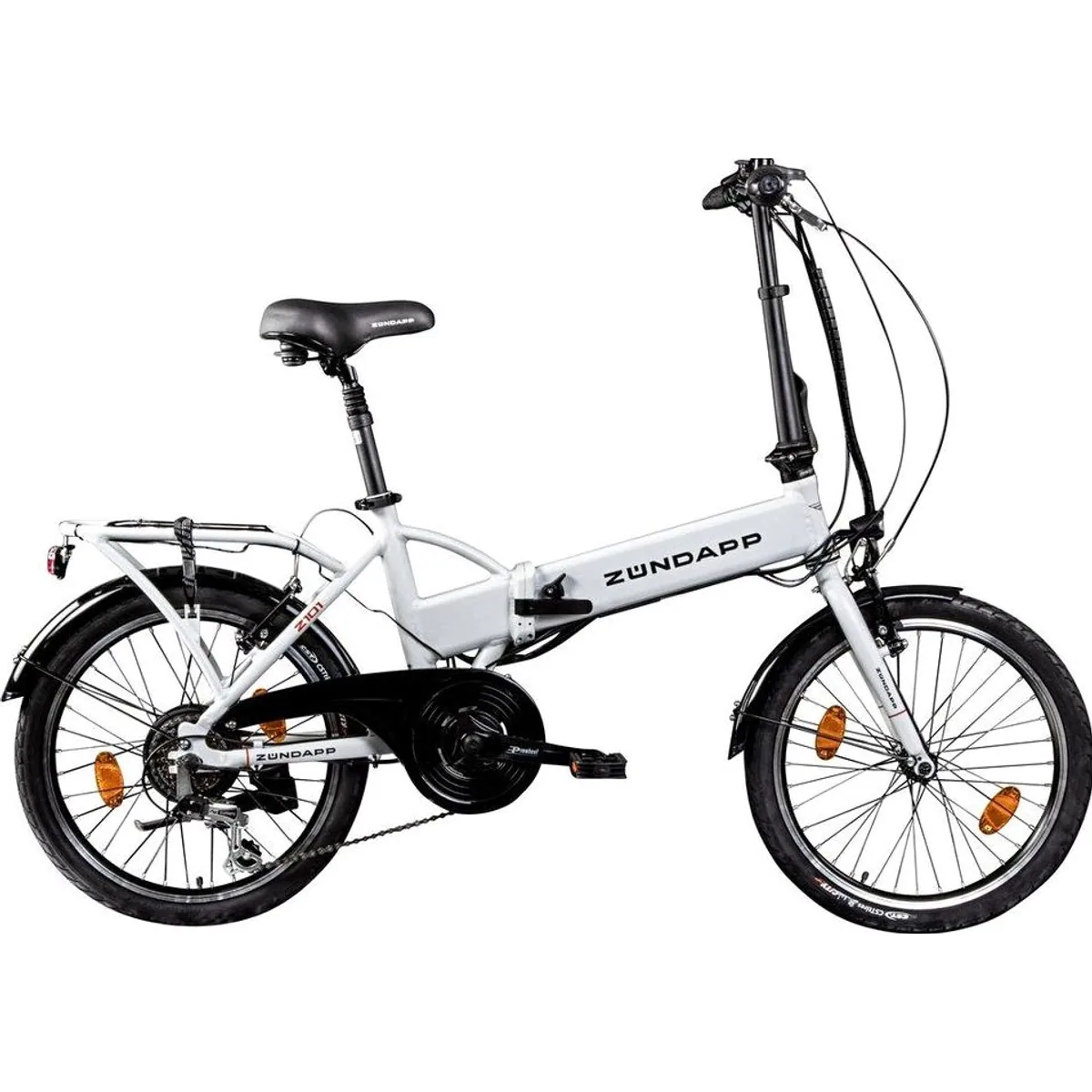 Zündapp Z101 Klapprad, kompakt und leistungsstark — 6-Gang Shimano, 270 Wh Akku, höhenverstellbar