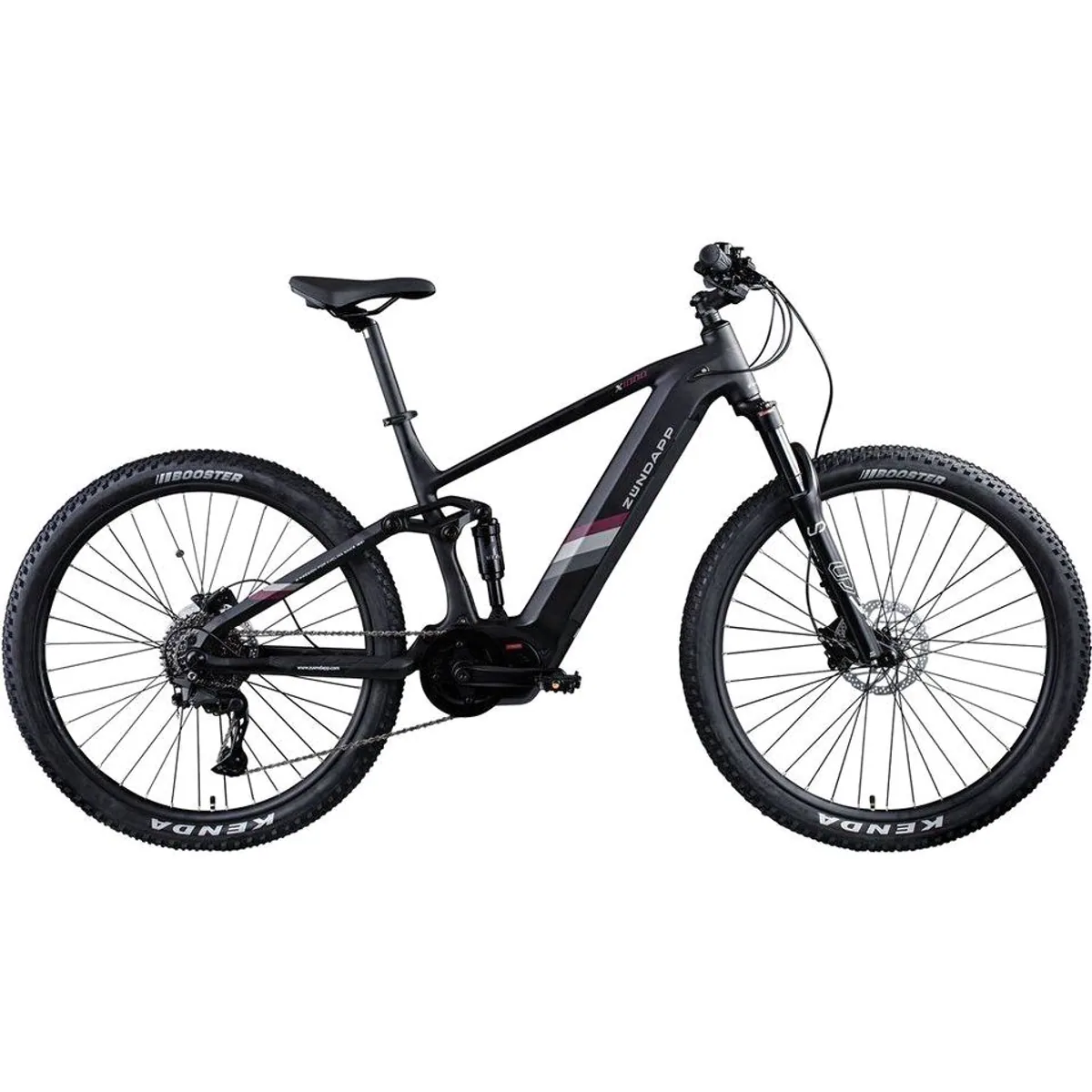 Zündapp X1000 E-Bike Mountainbike, leistungsstarker Mittelmotor, 10-Gang Shimano Schaltung — 733 Wh Akkuleistung