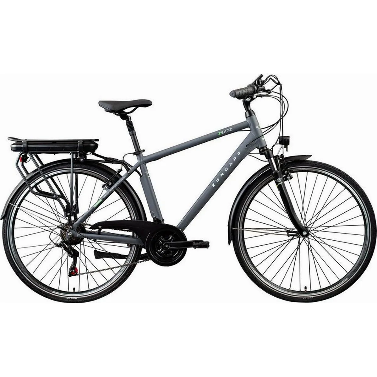 Zündapp Z802 E-Bike Trekkingrad, 21 Gang Shimano Tourney, 536 Wh Akku — Komfort, Vielseitigkeit, Leistungsstark