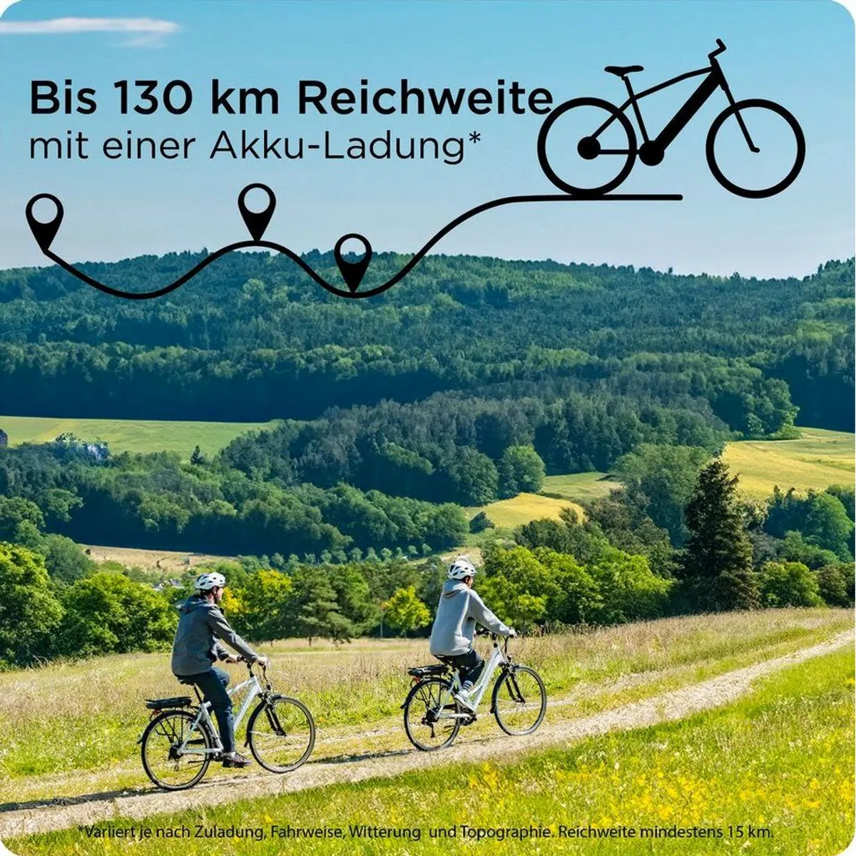 Zündapp Z802 E-Bike Trekkingrad, 21 Gang Shimano Tourney, 536 Wh Akku — Komfort, Vielseitigkeit, Leistungsstark 2