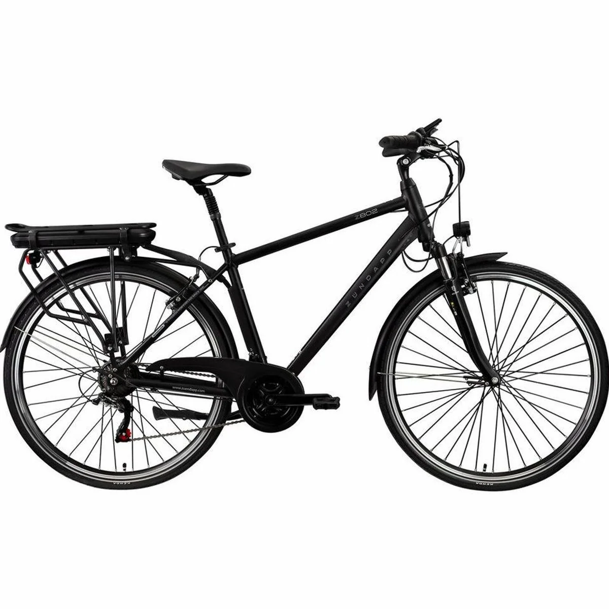 Zündapp Z802 E-Bike Trekkingrad, 21 Gang Shimano Schaltung, 536 Wh Akku — komfortable Fahrten, attraktive Reichweite, ergonomisches Design