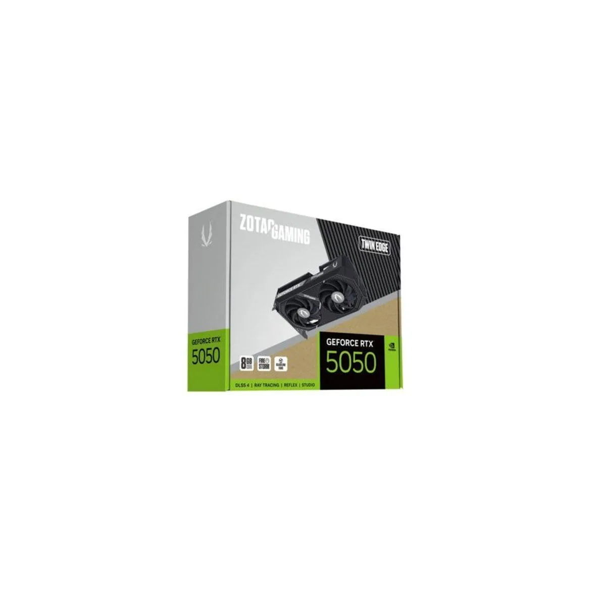 Zotac GAMING GeForce RTX 5050 Twin Edge Grafikkarte, leistungsstarke Grafik, optimierte Kühlung, kompakte Bauweise